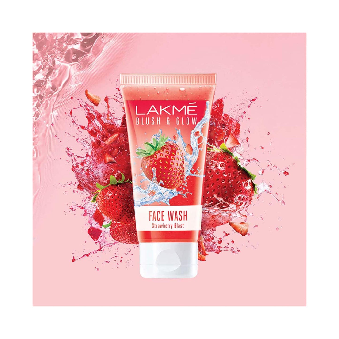 Lakme Blush And Glow Strawberry Blast Gel Face Wash (150g)