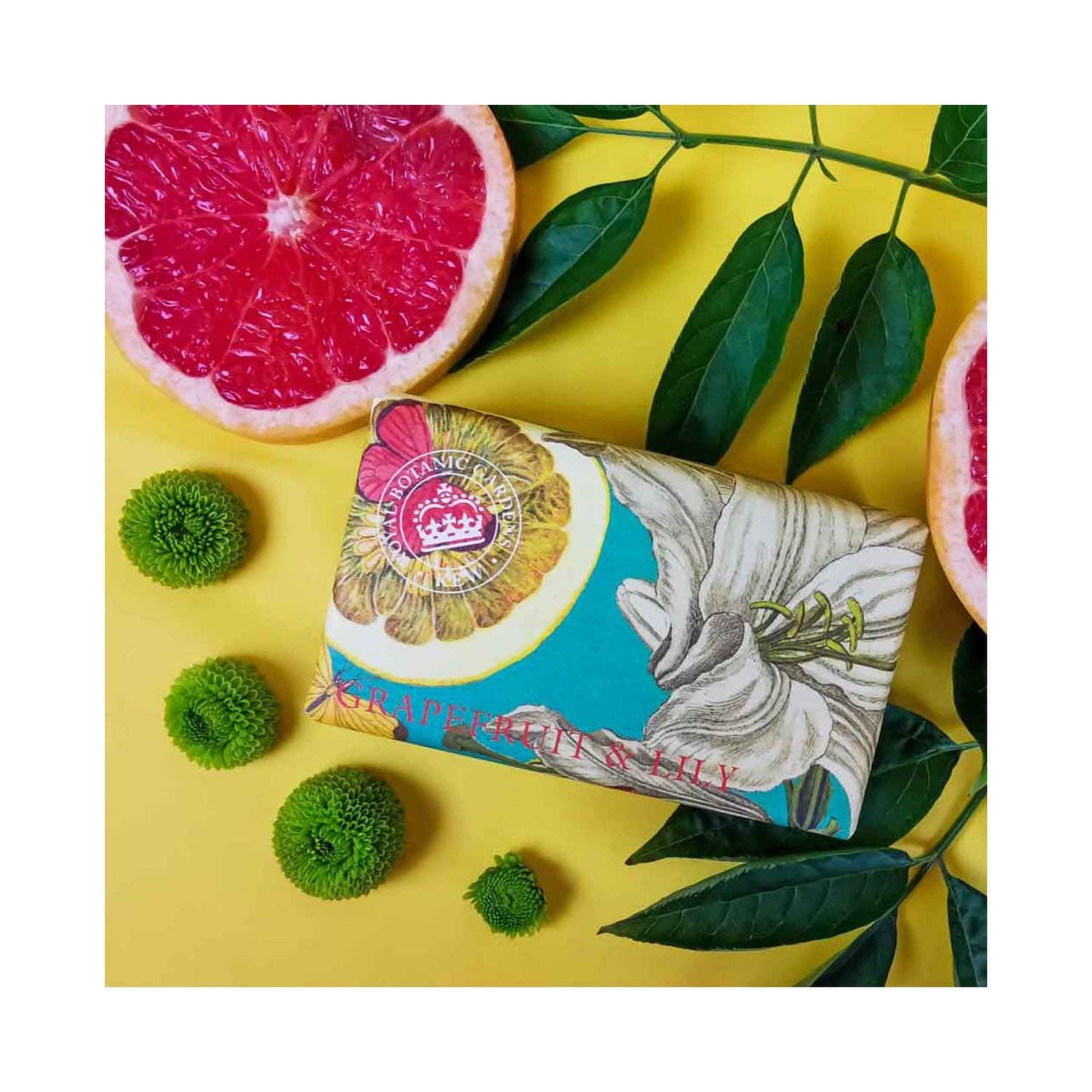 The English Soap Company Royal Botanic Gardens Kew Grapefruit & Lily Soap (240g)