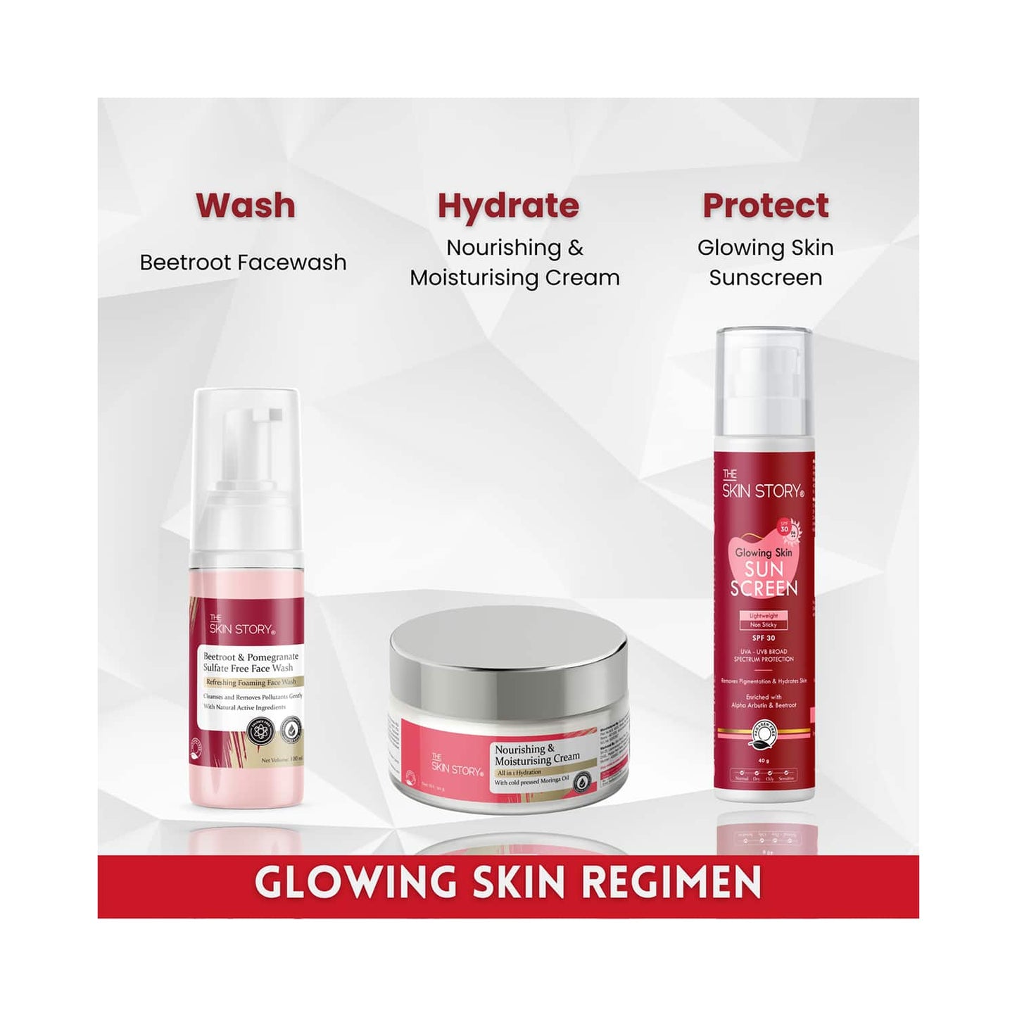 The Skin Story Glowing Skin Sunscreen With SPF 30 PA++ (40 g)