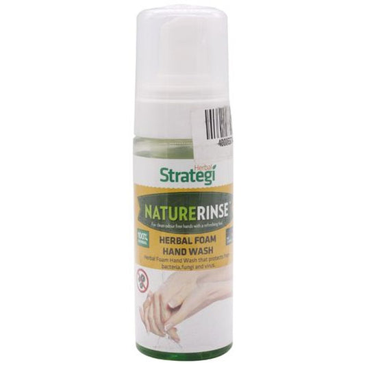 Naturerinse Foam Handwash - 100% Herbal, Protects from Bacteria, Fungi & Virus