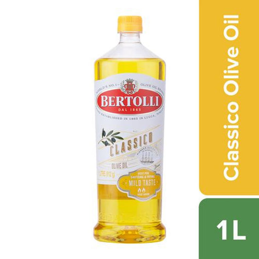 Classico Olive Oil- Pure Olive Oil- All purpose cooking oil- Mild Taste-Grilling, Roasting-Italian