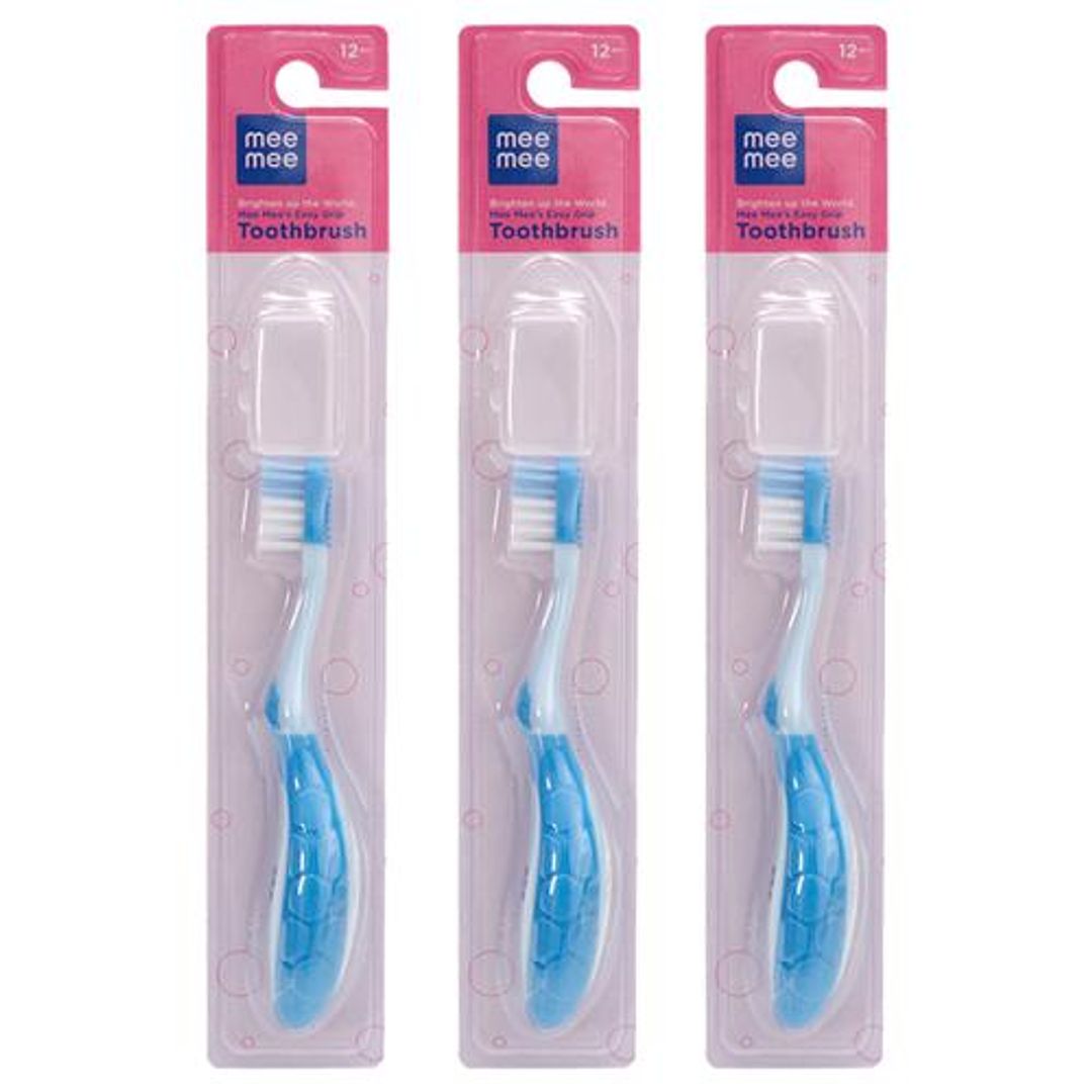 Kids Toothbrush - Curved Stick, Blue