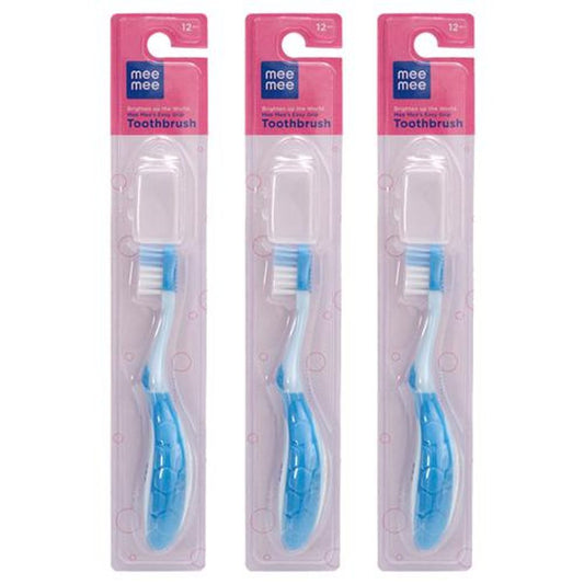 Kids Toothbrush - Curved Stick, Blue