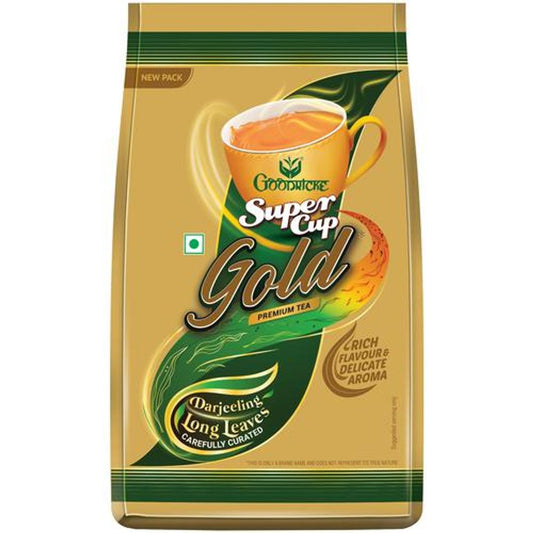 Super Cup Gold Premium Tea - Blended With Darjeeling Long Leaves