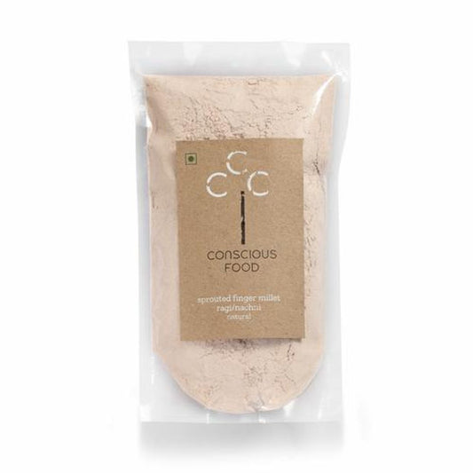 Sprouted Finger Millet/Ragi Flour - Chakki Ground, Rich In Calcium, Iron