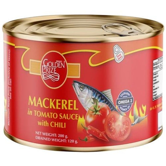 Canned Mackerel In - Tomato Sauce With Chili