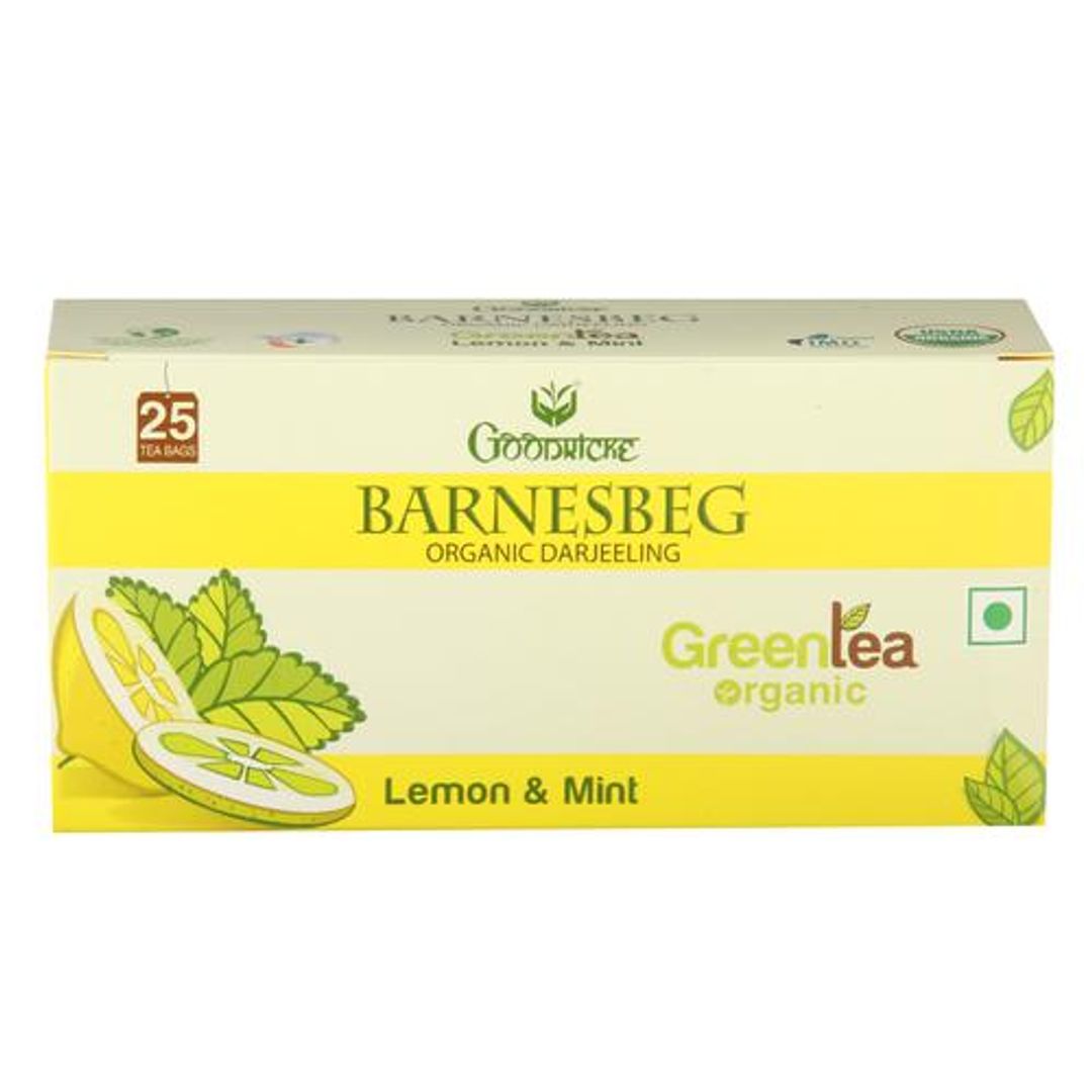 Green Tea - Barnesbeg, Lemon & Mint Flavour