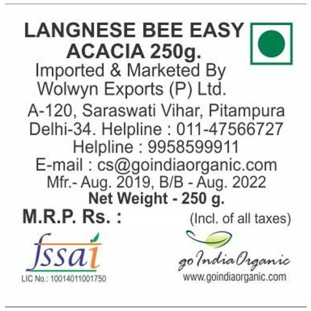 Bee Easy Acacia Honey