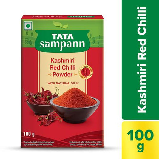 Kashmiri Red Chilli Powder with Natural Oils, Natural Red Colour