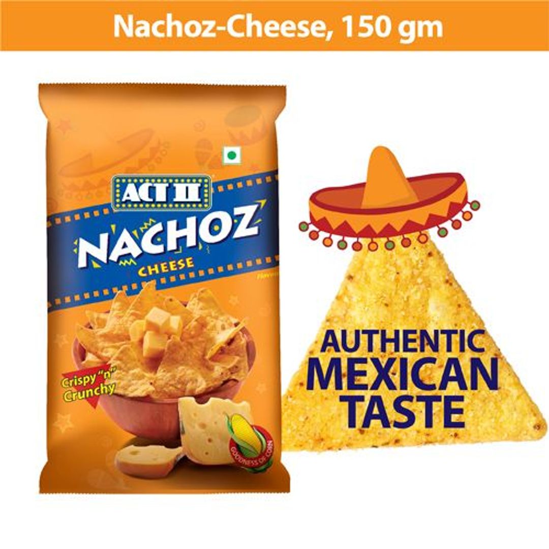 Nachoz - Cheese Nachos, Snacks, 0% Transfat