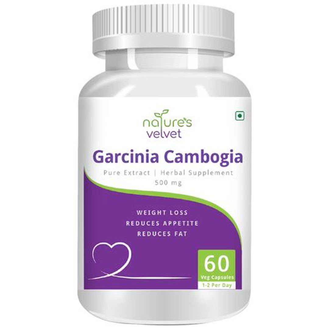 Garcinia Cambogia Extract 500 mg Vegetarian Capsules - For Fat loss