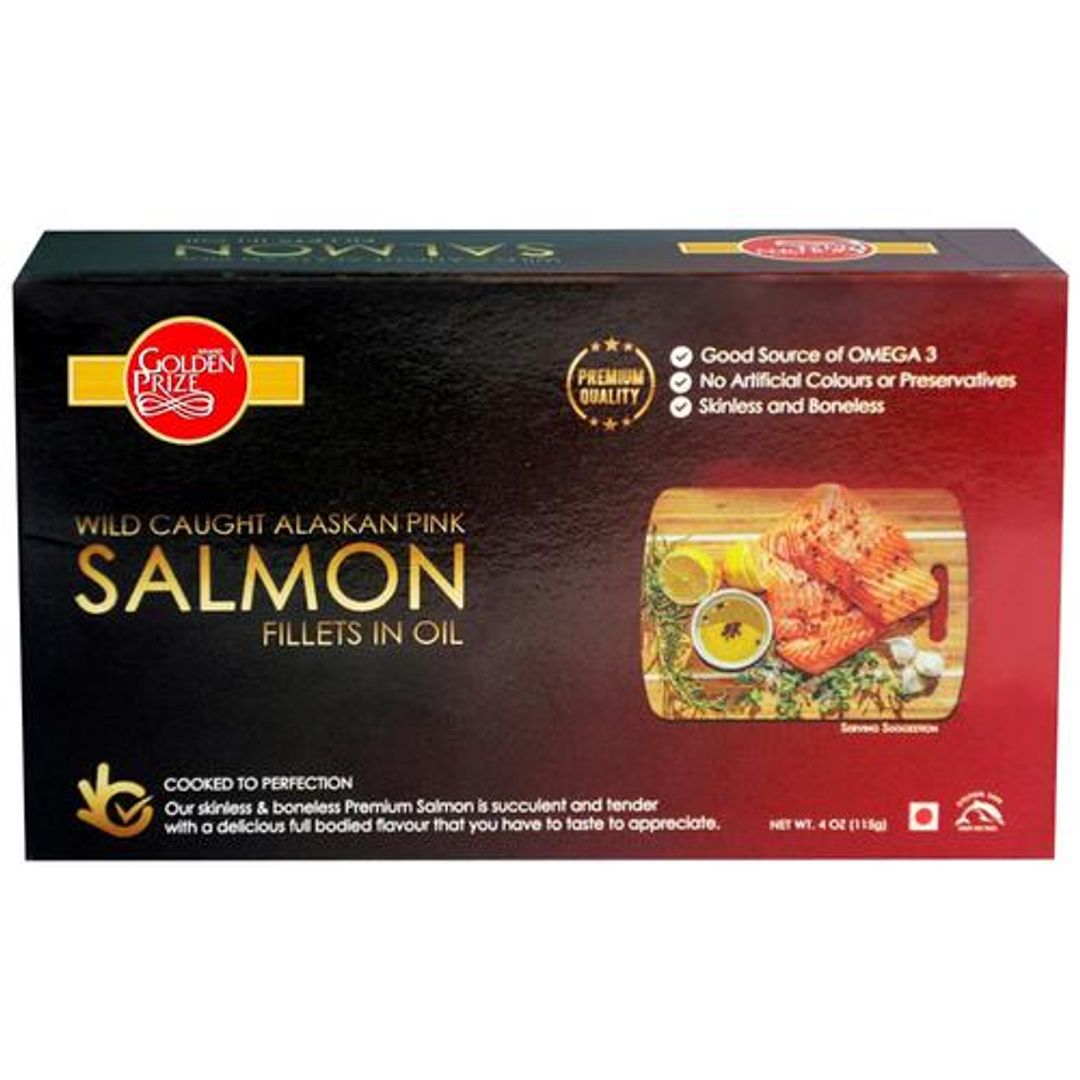 Pink Salmon Fillet - Wild Alaskan, In Oil