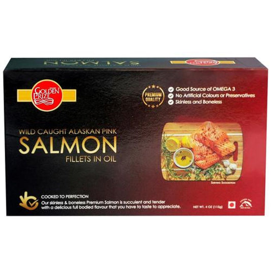 Pink Salmon Fillet - Wild Alaskan, In Oil