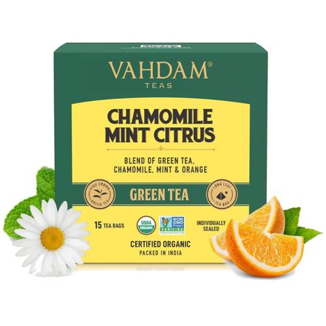 Organic Green Tea - Chamomile Mint Citrus