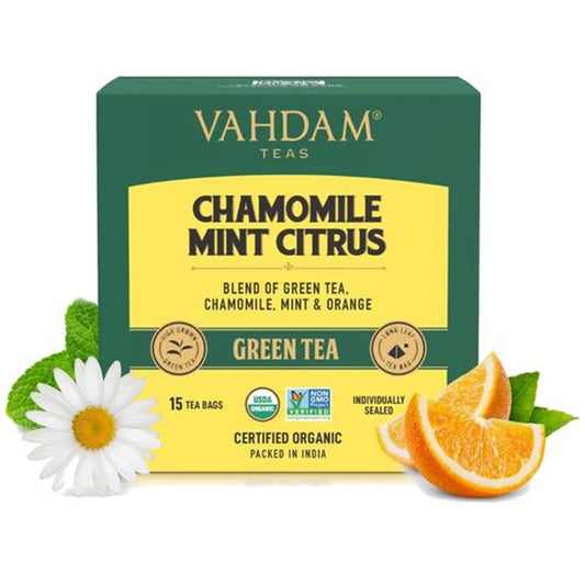 Organic Green Tea - Chamomile Mint Citrus