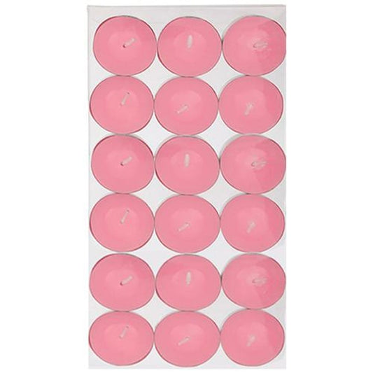Decorative T Lights Wax 4 Hrs Burning Rose Scented, BB1261ROS