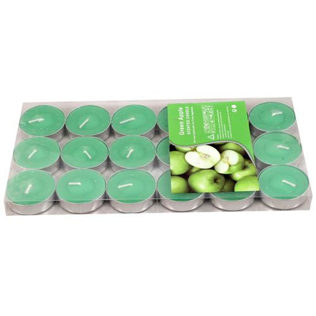 Scented Wax Tea Light Candles -  Asssorted , For Decorative Purposes