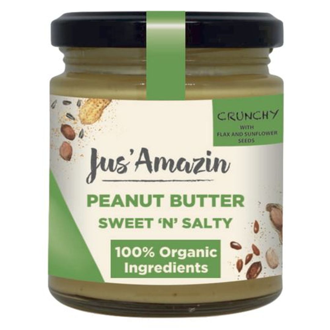 Crunchy Sweet 'N' Salty Peanut Butter with Flax and Sunflower Seeds
