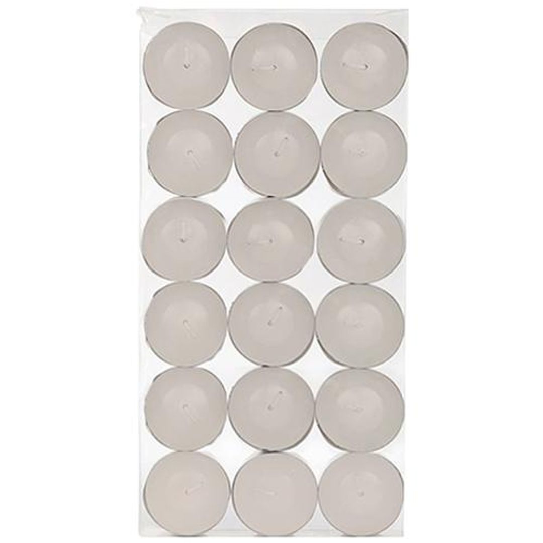 Decorative T Light Wax Candle - With 4 Hrs Of Burning Time, Jasmine Scented, BB1261JSN