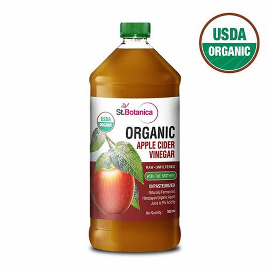 USDA Organic Apple Cider Vinegar With Mother Vinegar - Raw, Unfiltered