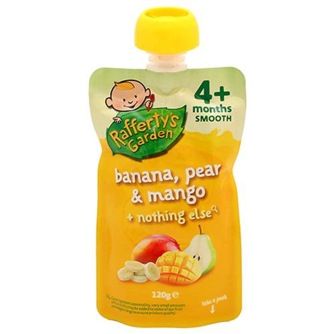 Smooth - Banana, Pear & Mango, 4+ Months