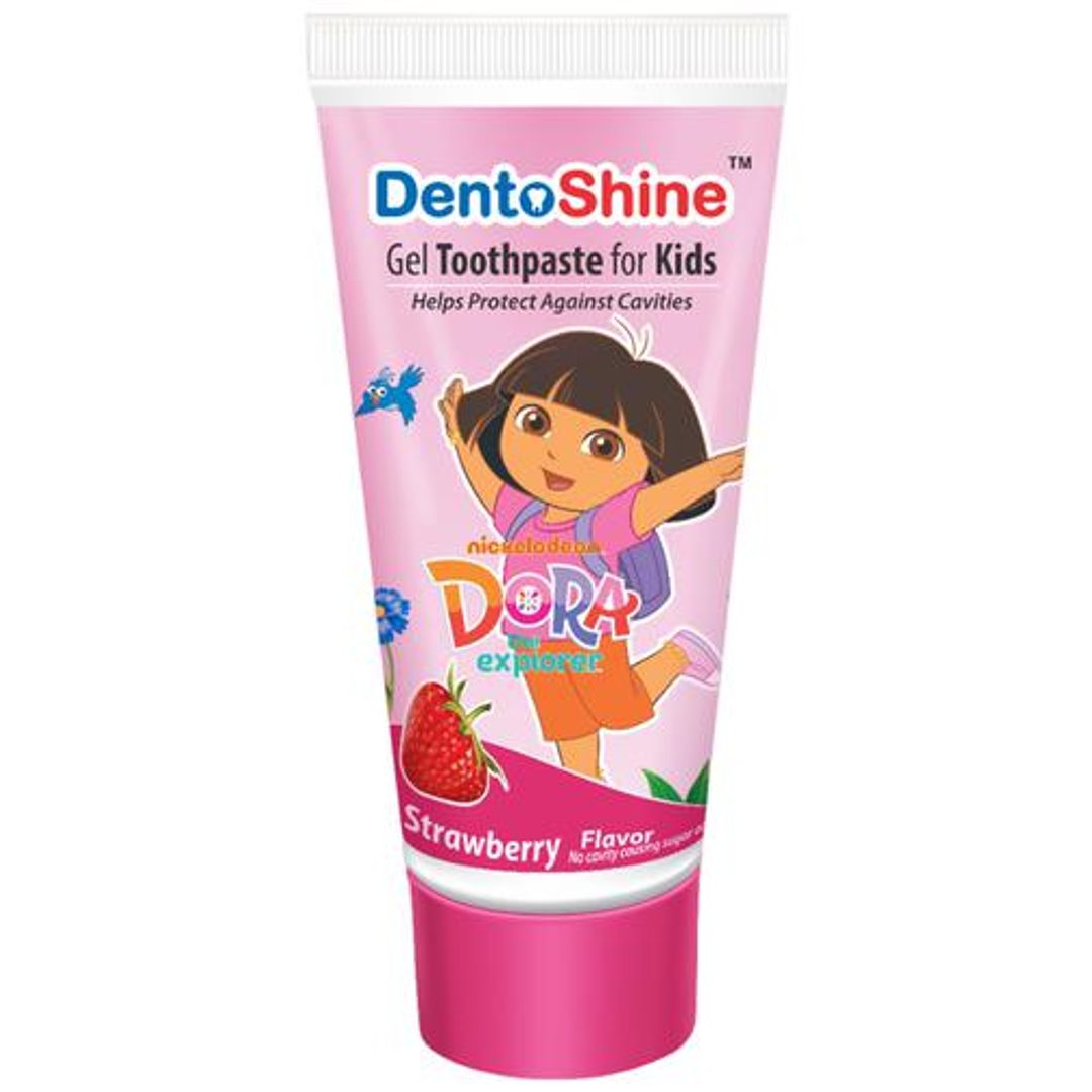 Gel Toothpaste For Kids - Strawberry Flavour, Dora