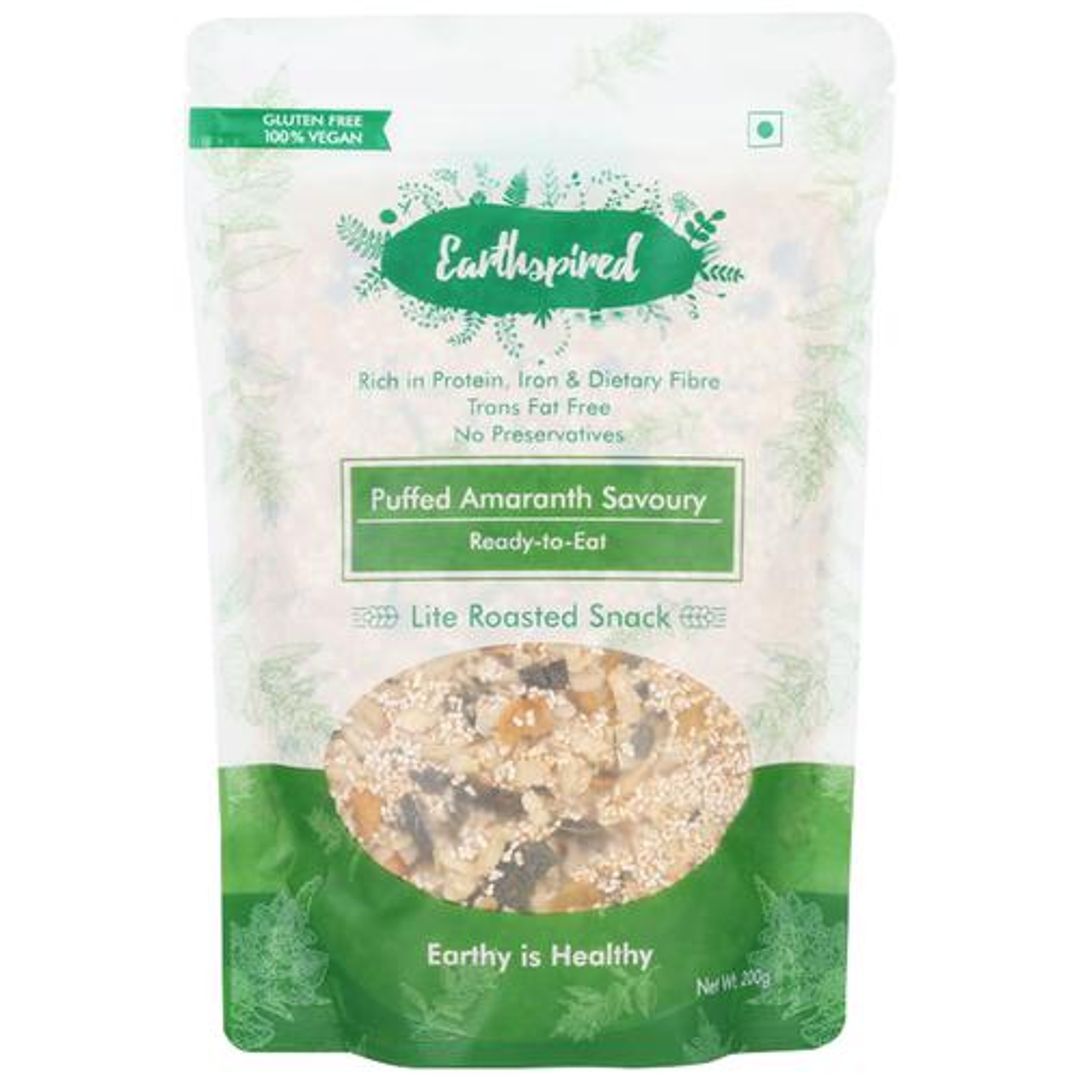 Puffed Amaranth Savoury - Lite Roasted Snack