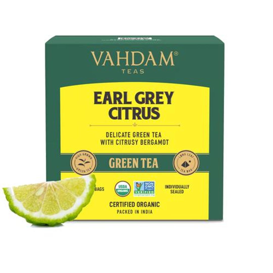 Earl Grey Green Tea - With Bergamot Citrus