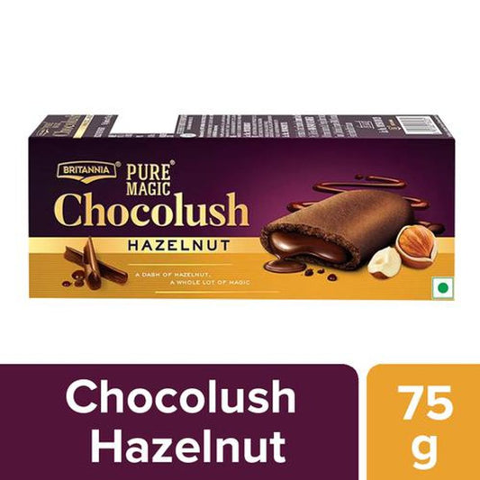 Chocolush Cookies - Hazelnut Chocolate Filled, Rich & Indulgent Snack