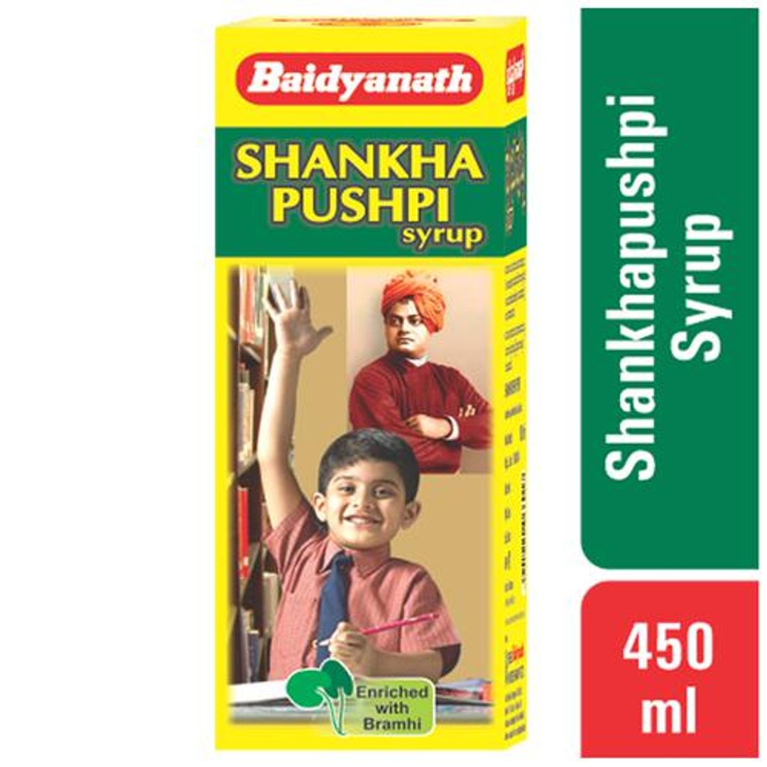 Shankhapushpi Syrup - Memory & Concentration Booster, For All Ages
