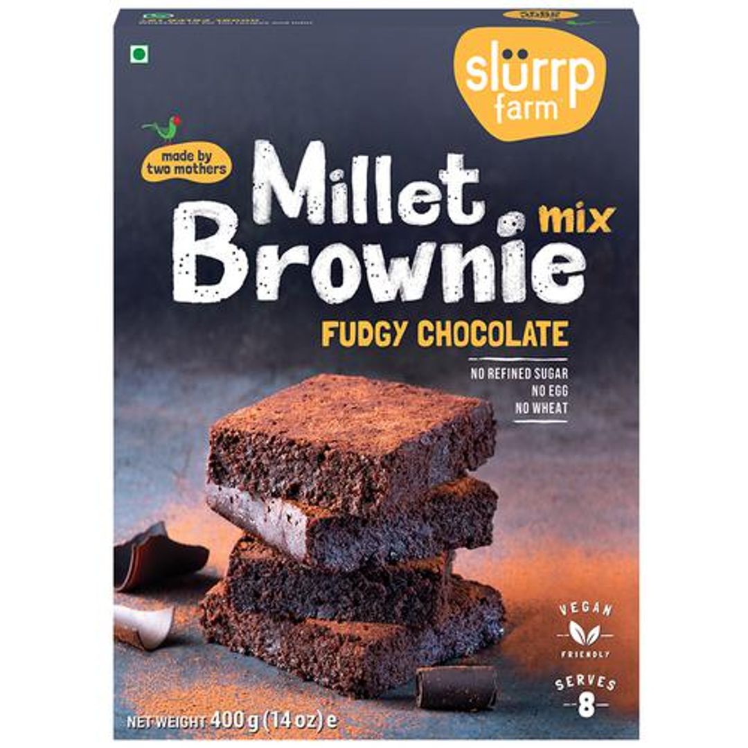 Multi Grain Fudgy Chocolate Brownie Mix - Wheat & Maida Free