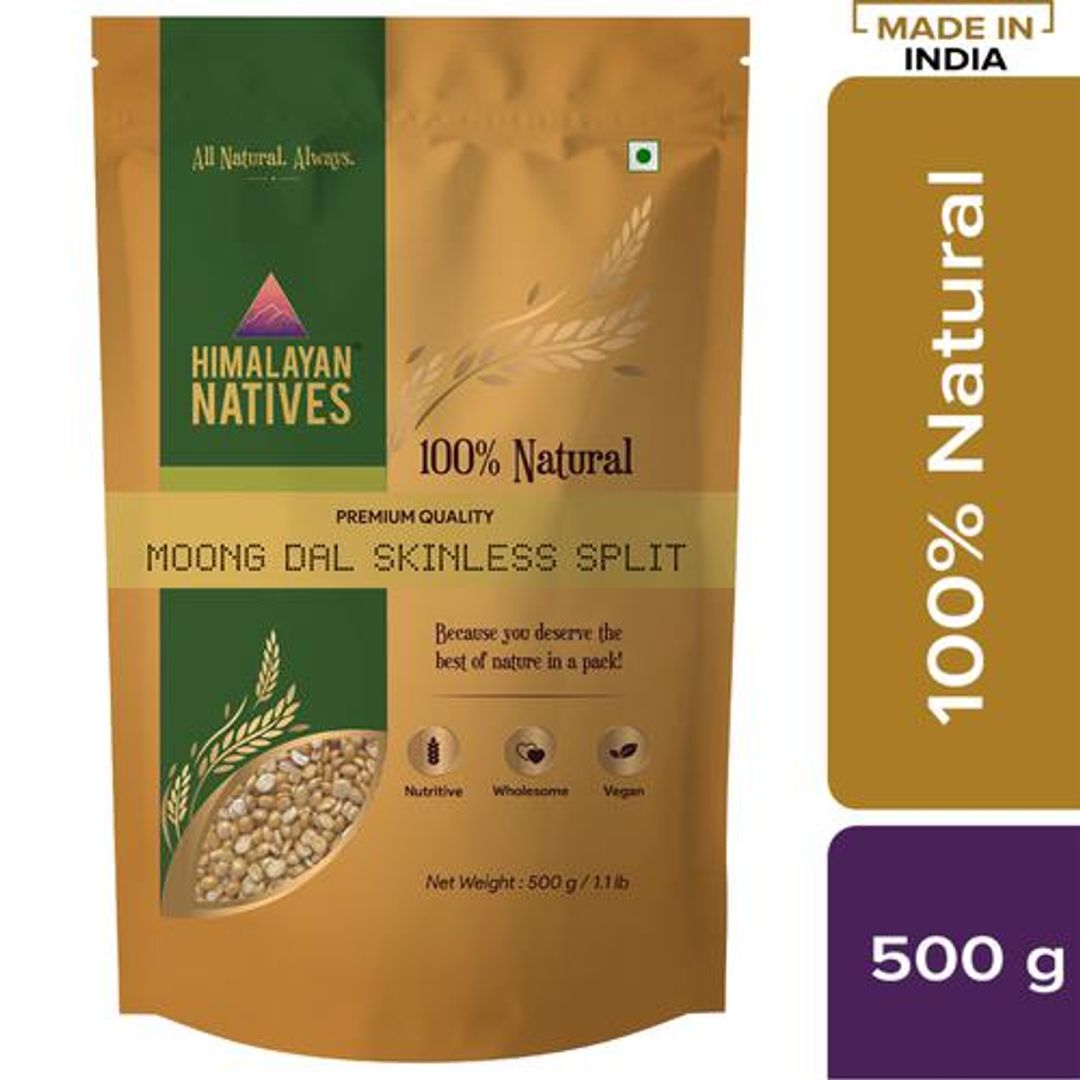 Natives Moong Dal/Hesaru Bele, Skinless Split