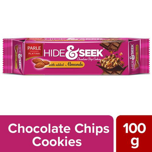 Platina Hide & Seek Choco Chip Cookies With Chocolate & Almonds