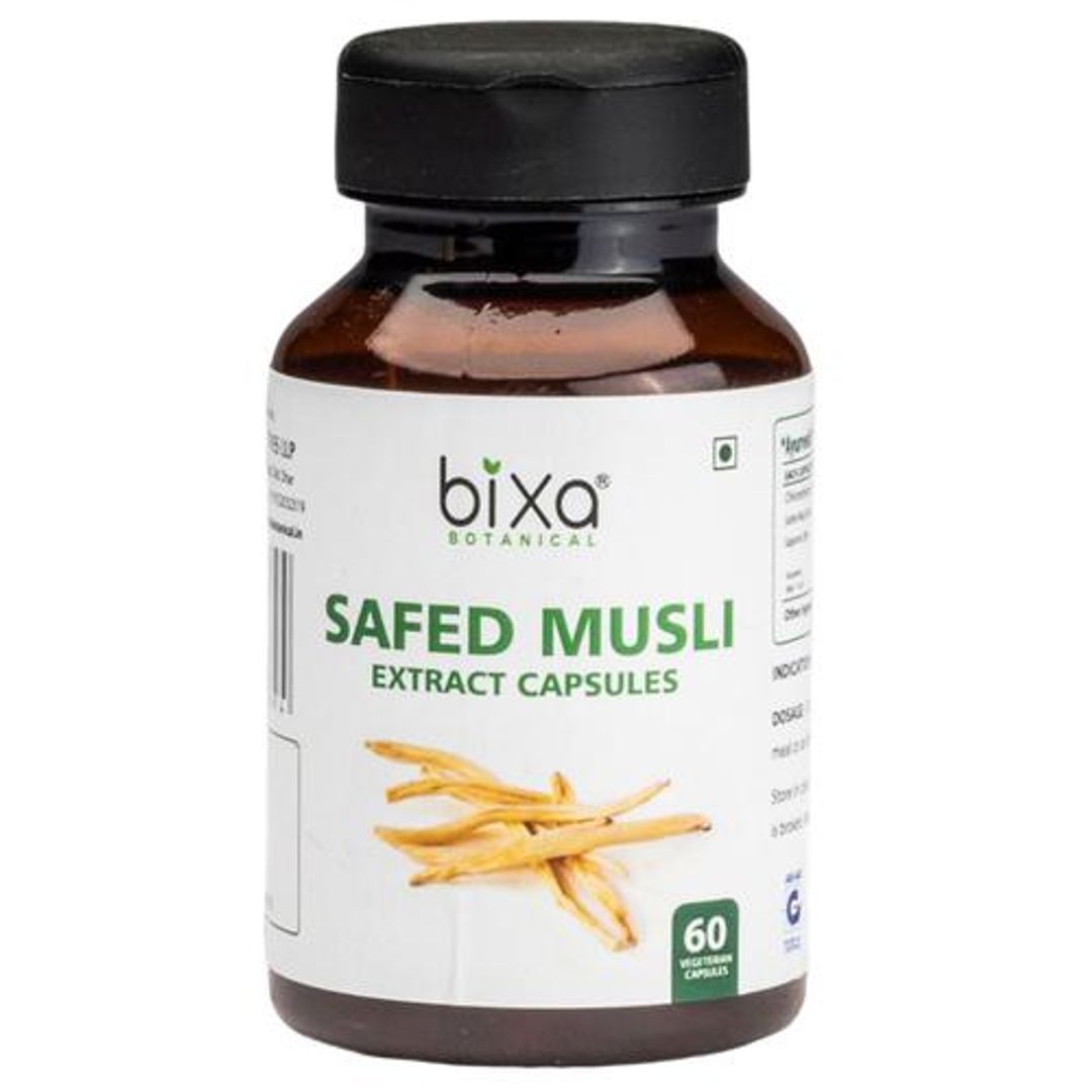 Safed Musli Extract - 30% Saponin, Supports Strength & Energy