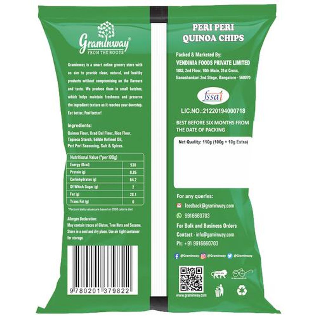 From The Roots - Peri Peri Quinoa Chips