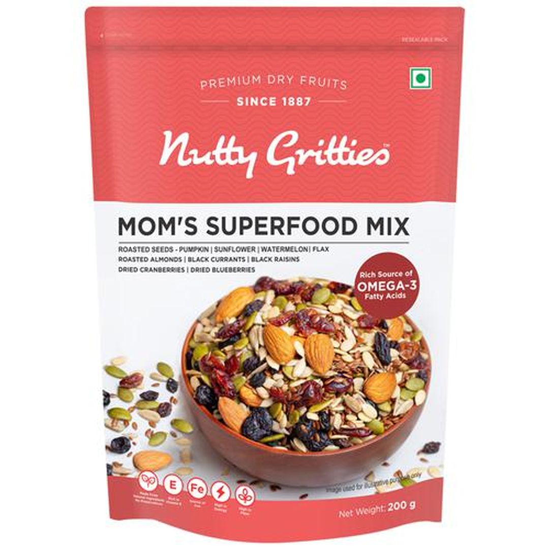 Nuts & Seeds Mix - Mom's Superfood Trail Mix, Roasted