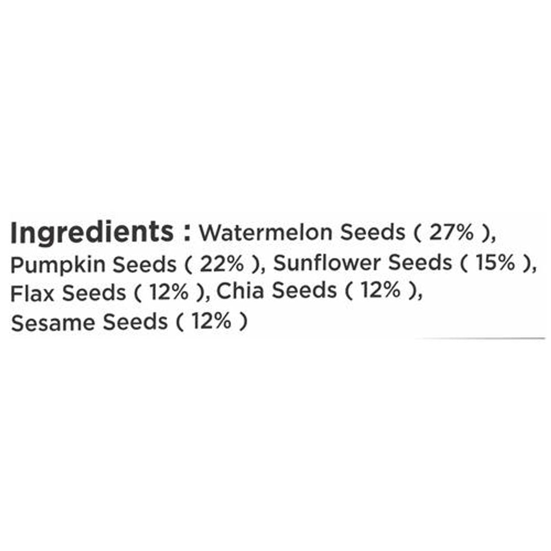 Super Seeds Mix - Roasted Flax, Chia, Sesame, Sunflower, Watermelon, Pumpkin Seeds