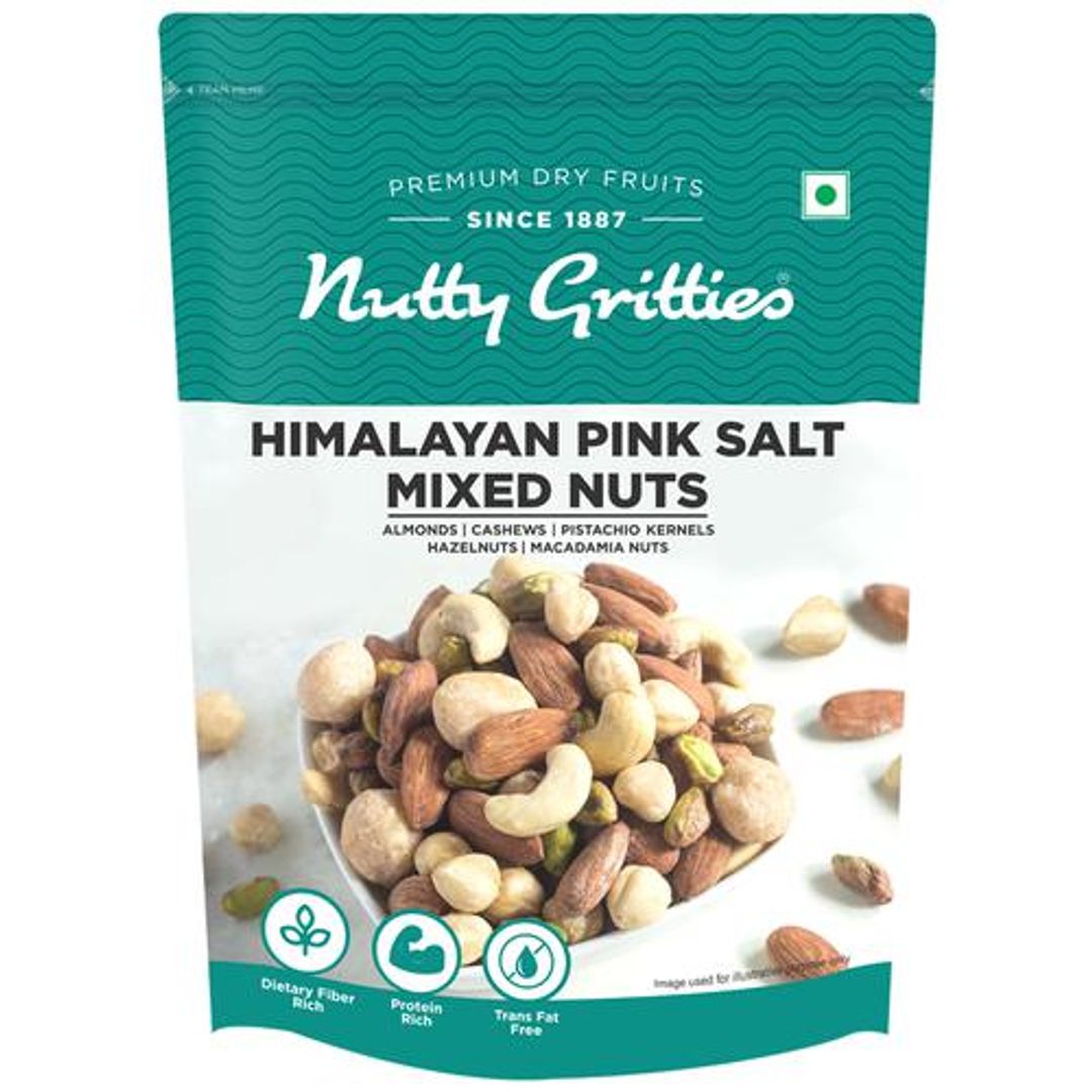 Nuts Mix - Premium Dry Fruits With Himalayan Pink Salt