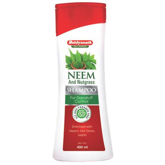Shampoo - For Dandruff Control, Enriched With Neem, Nut Grass & Methi