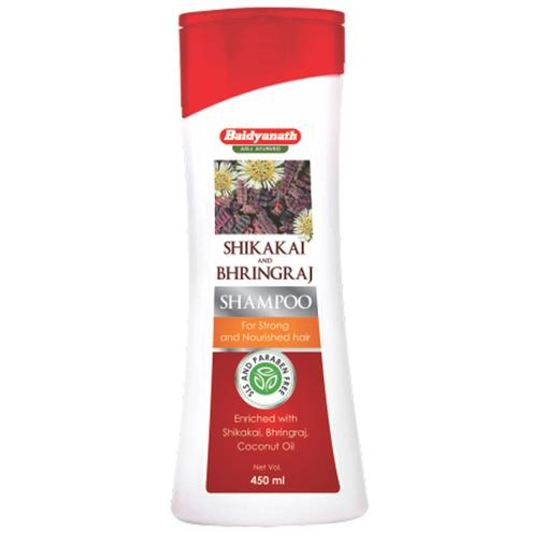 Shampoo - For Strong & Nourished Hair, Enriched With Shikakai, Bhringraj & Coconut Oil