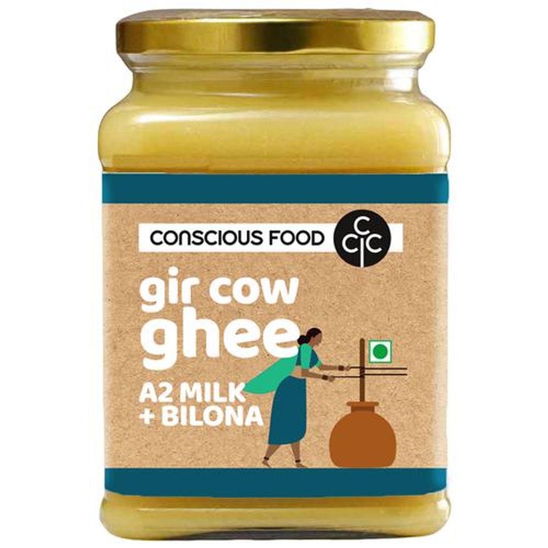 Gir Cow Ghee - Rich In Fatty Acids, High In Protein, Intense Aroma, Taste