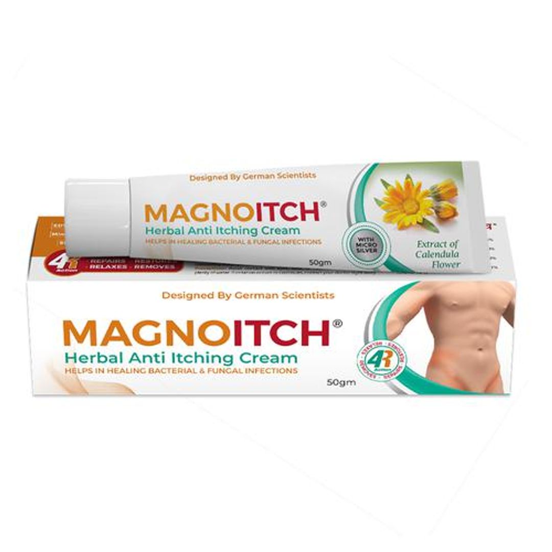 Herbal Anti-ItchingCream -Magnoitch, Microsilver & Calendula
