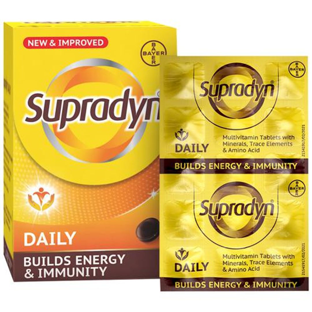 Multivitamins Tablets - 11 Vitamins , 5 Minerals & Trace Elements, For Immunity Support