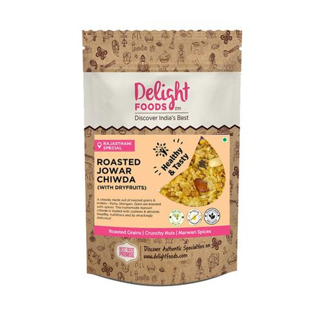 Roasted Poha Jowar Dry Fruits Chiwda In Olive oil