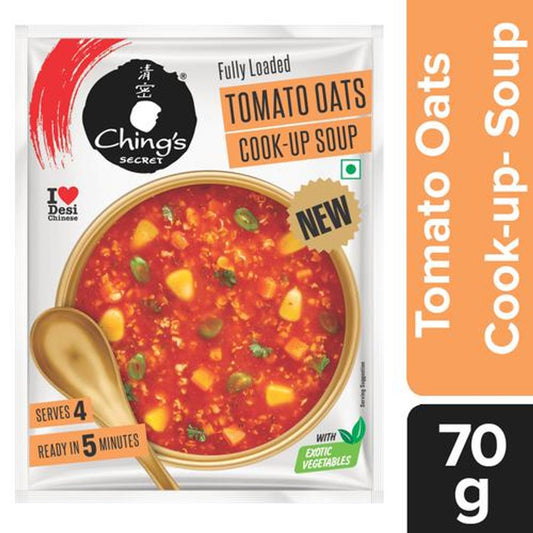 Tomato Oats Cook Up Soup - With Exotic Vegetables