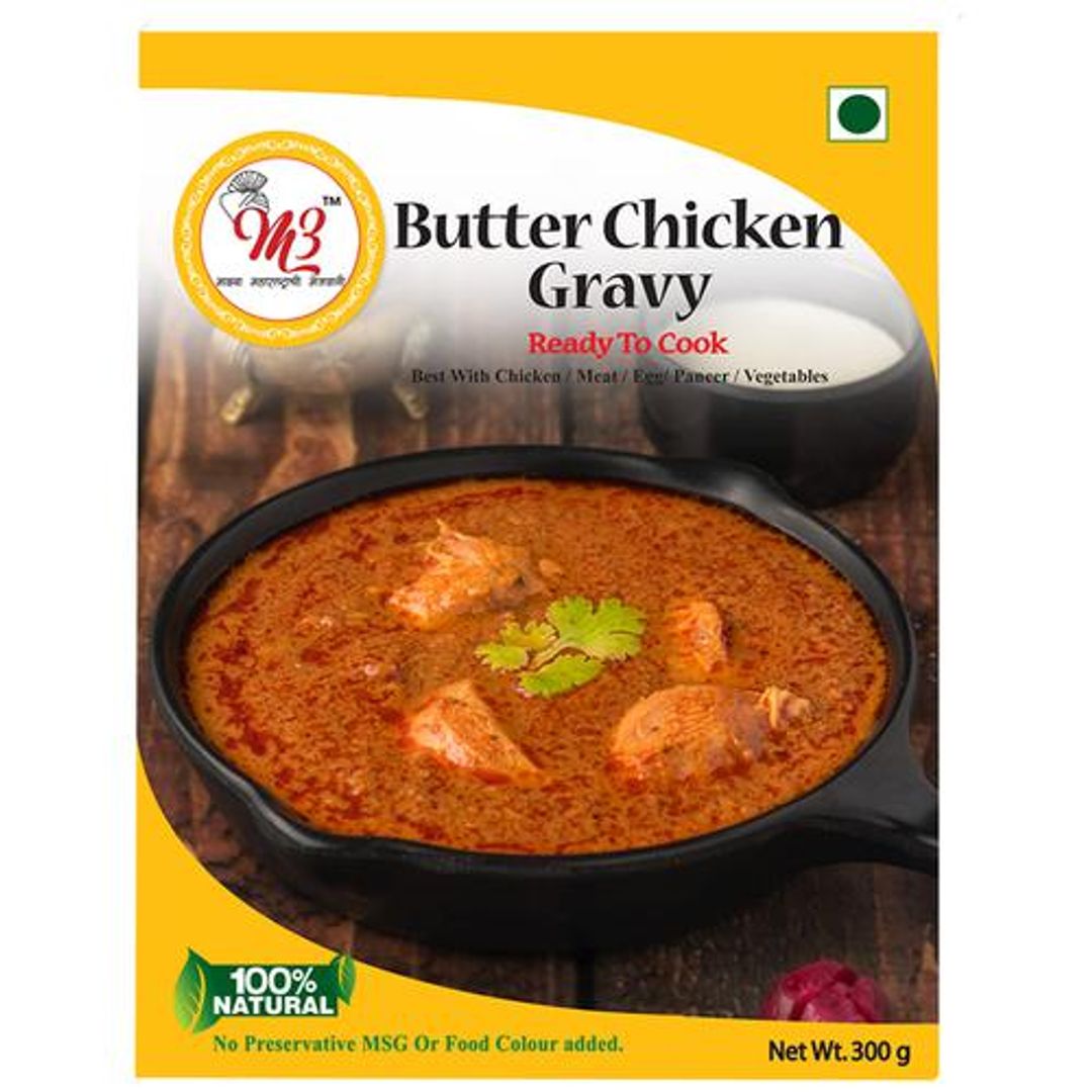 Ready To Cook - Butter Chicken Gravy,100 % Natural With No Preservatives
