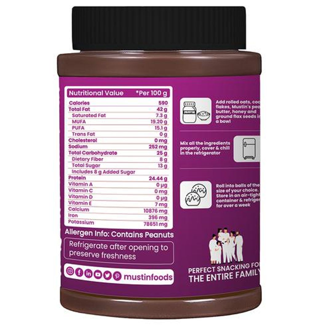 Peanut Butter - With Chia & Chocolate, Rich In Vitamin E & Protein