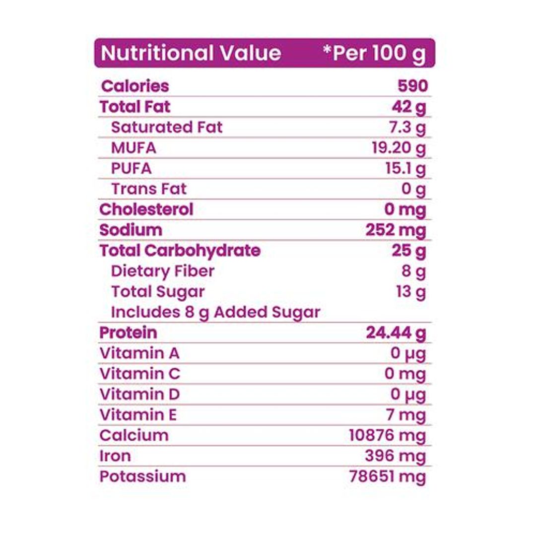 Peanut Butter - With Chia & Chocolate, Rich In Vitamin E & Protein