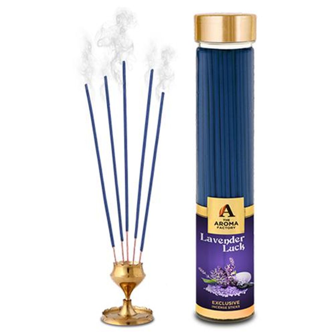 Incense Sticks/Agarbatti - Lavender Luck, Made With 0% Charcoal