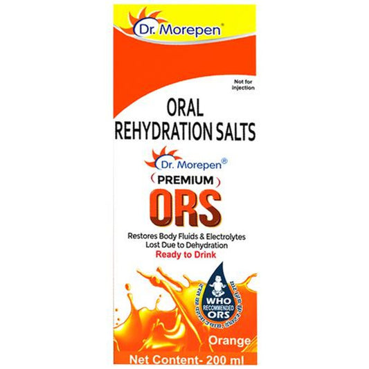 Premium ORS Drink With Electrolytes - For Instant Hydration, Orange